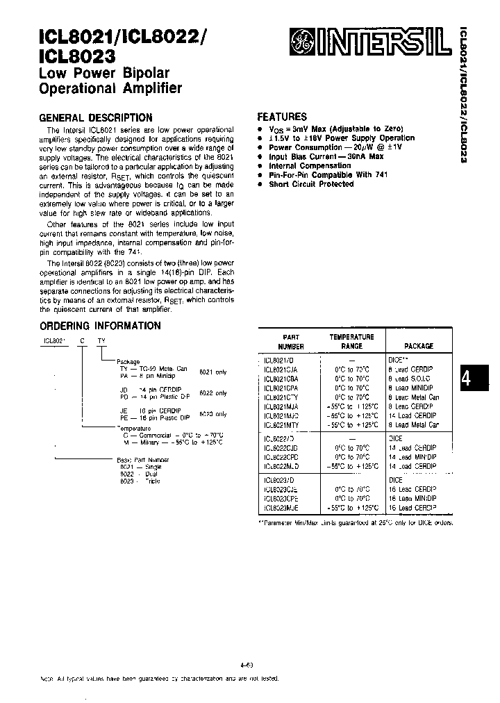 ICL8022_392333.PDF Datasheet