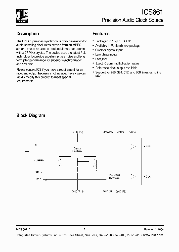 ICS661_398684.PDF Datasheet