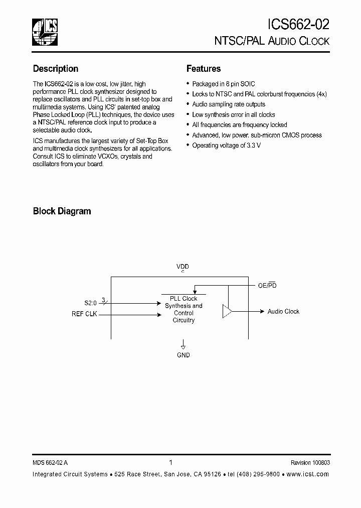 ICS662-02_388201.PDF Datasheet