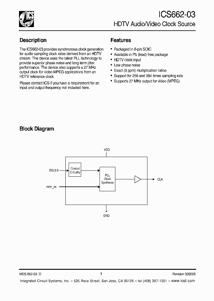 ICS662-03_388200.PDF Datasheet