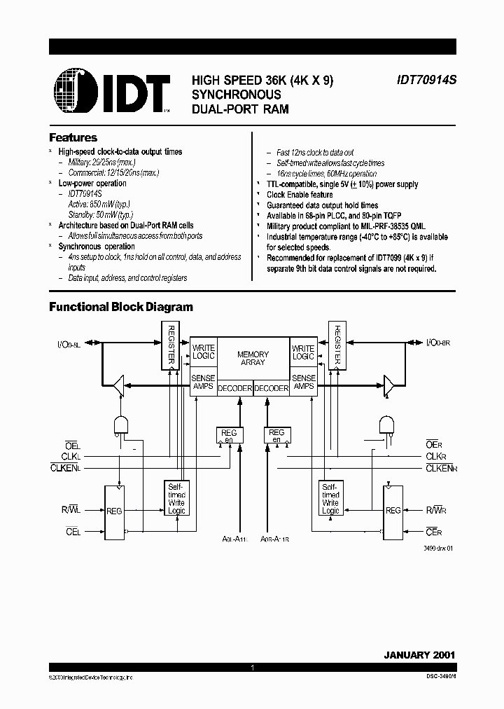 IDT70914S25PI_387057.PDF Datasheet