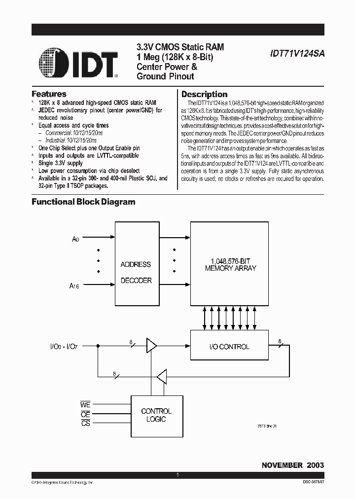 IDT71V124SA_156706.PDF Datasheet