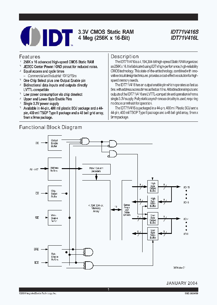 IDT71V416S10PHG_396971.PDF Datasheet