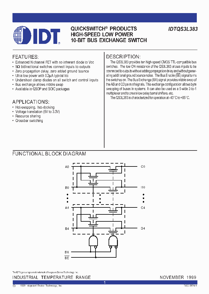 IDTQS3L383_388596.PDF Datasheet