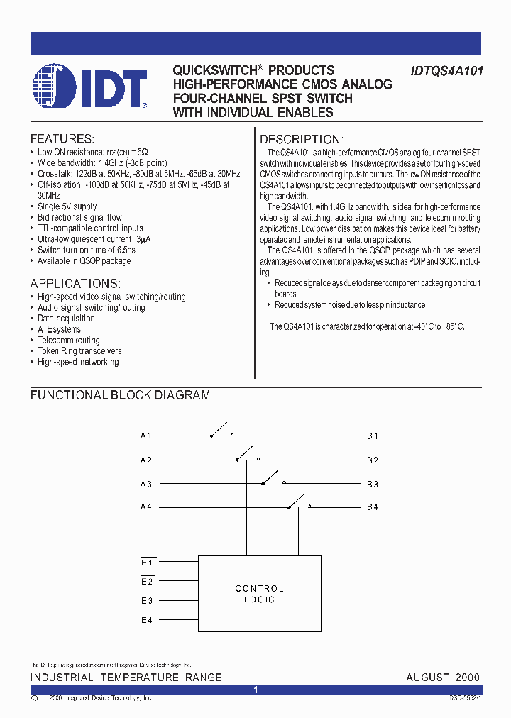 IDTQS4A101Q_388669.PDF Datasheet