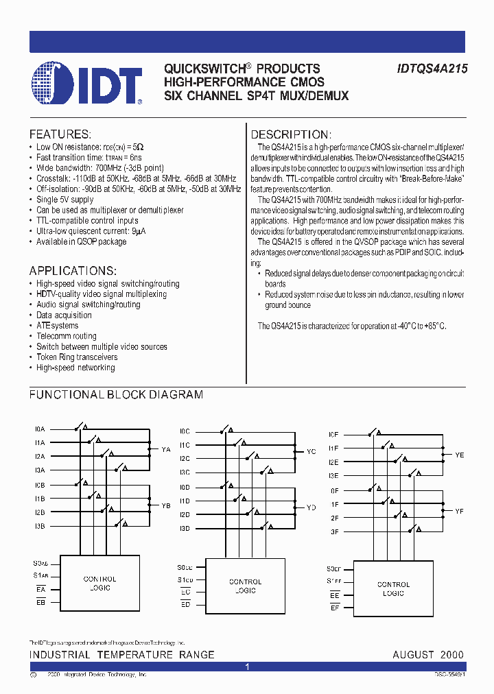 IDTQS4A215Q1_410638.PDF Datasheet