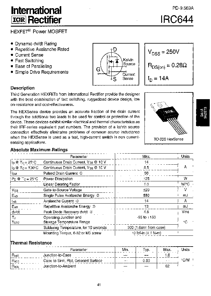 IRC644_413103.PDF Datasheet