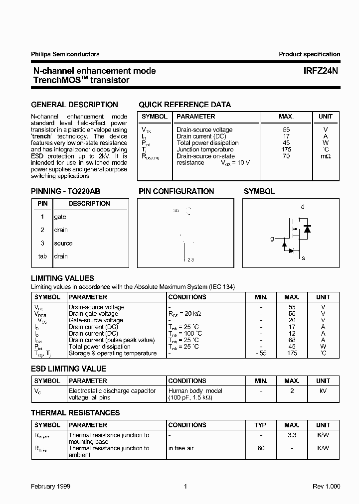 IRFZ24N_405815.PDF Datasheet