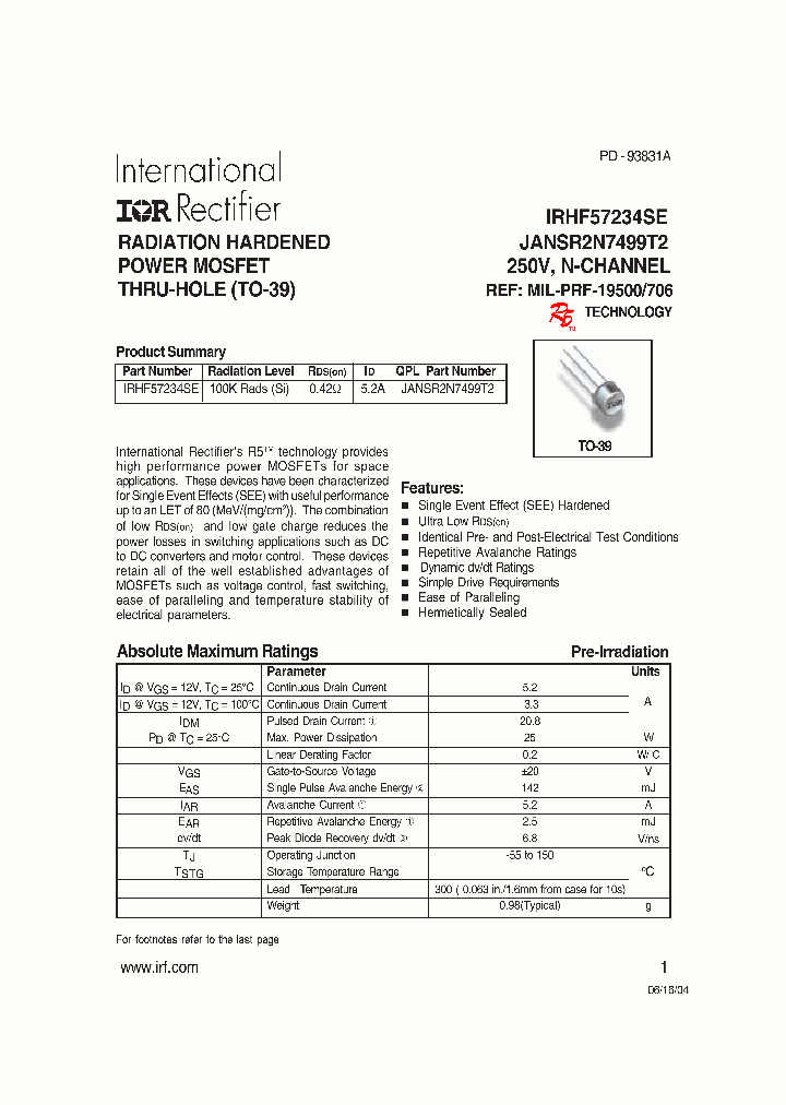 IRHF57234SE_426074.PDF Datasheet