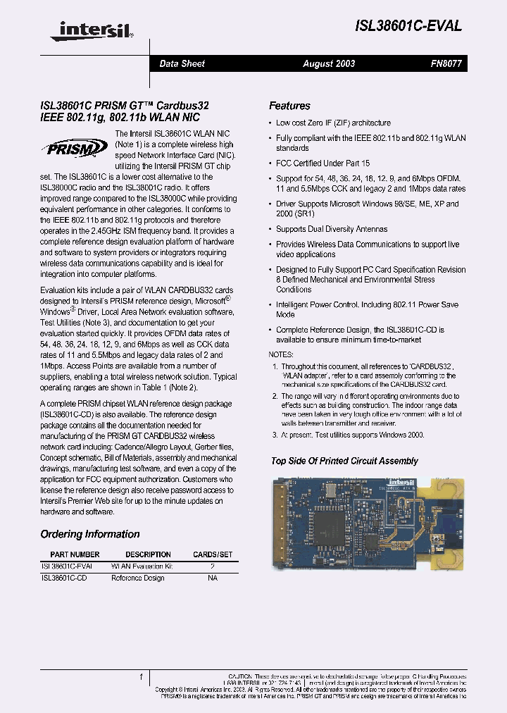 ISL38601C-CD_419441.PDF Datasheet