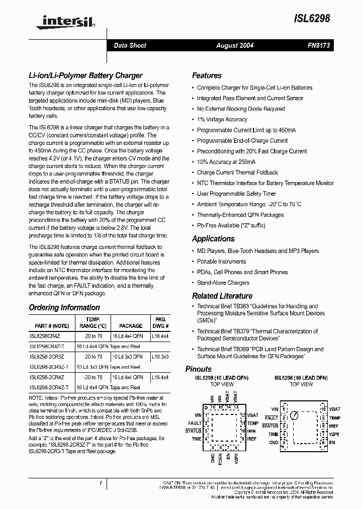 ISL6298CR4Z-T_390064.PDF Datasheet