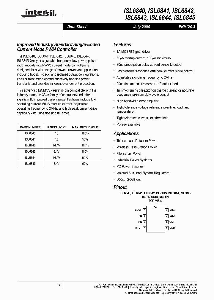 ISL6840_271817.PDF Datasheet