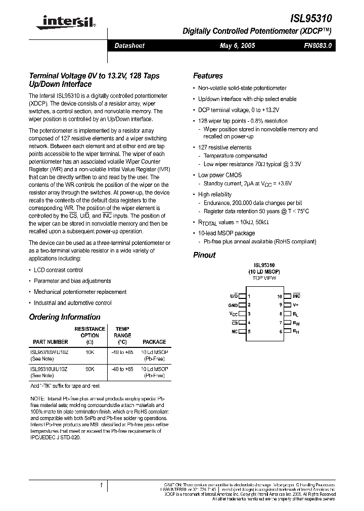 ISL95310_431728.PDF Datasheet