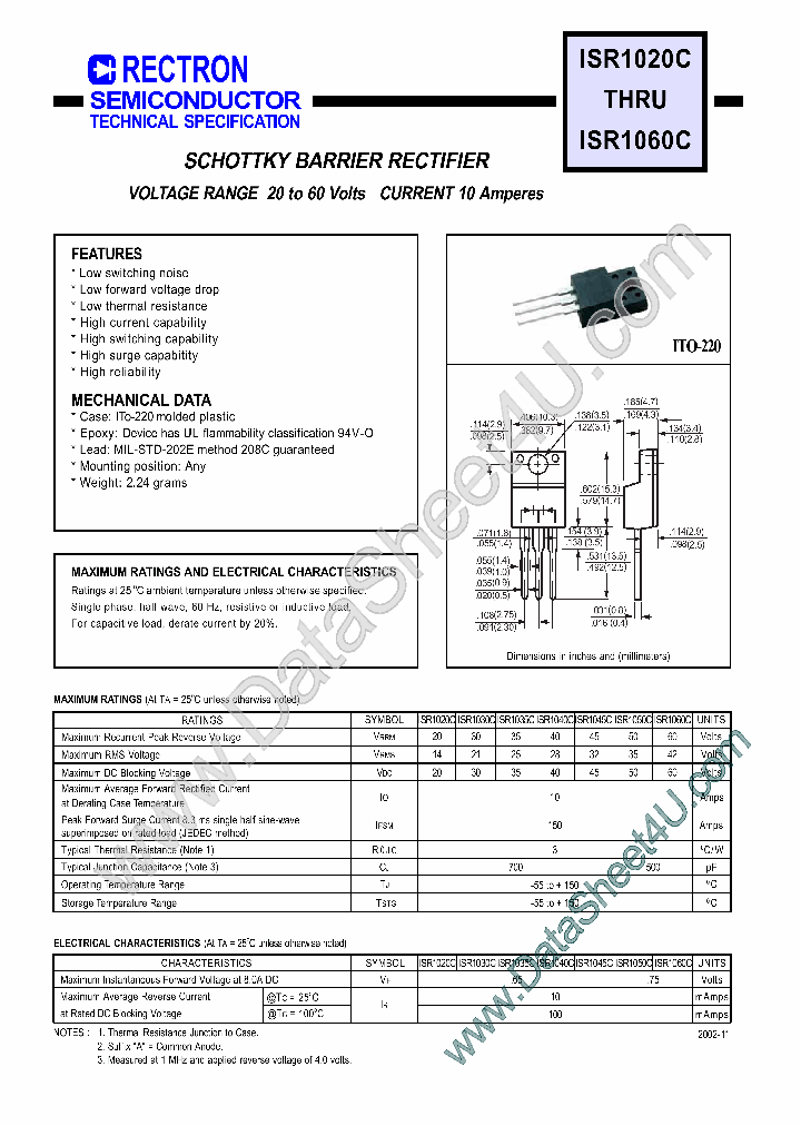 ISR1050C_405220.PDF Datasheet