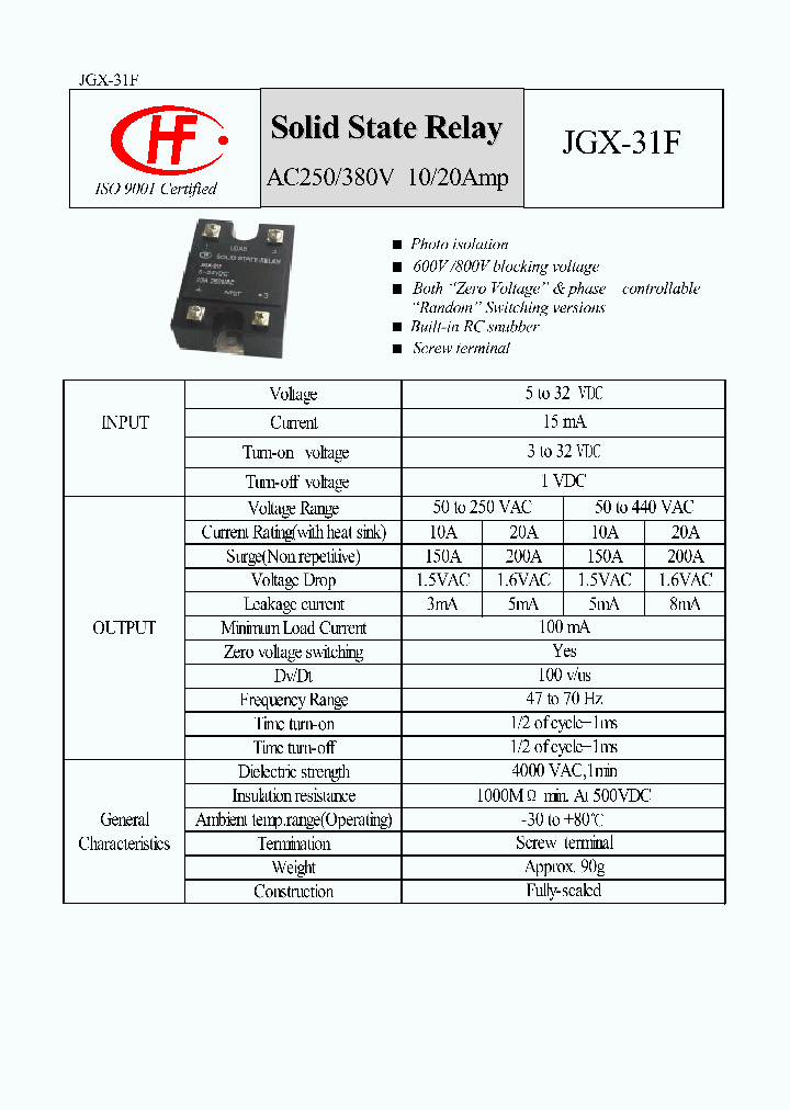JGX-31F_434114.PDF Datasheet