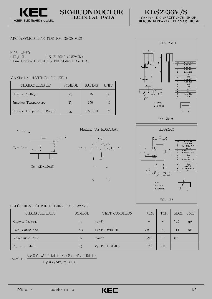 KDS2236M_415486.PDF Datasheet