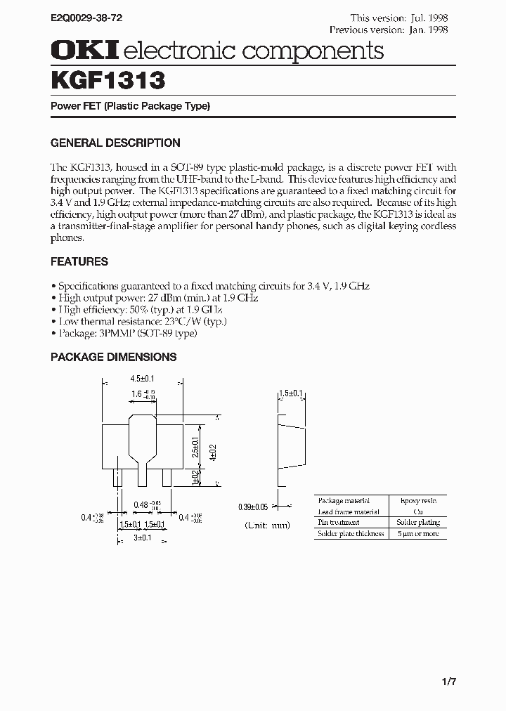 KGF1313_414327.PDF Datasheet