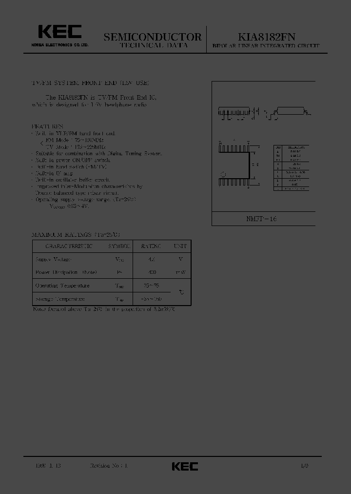 KIA8182_420570.PDF Datasheet