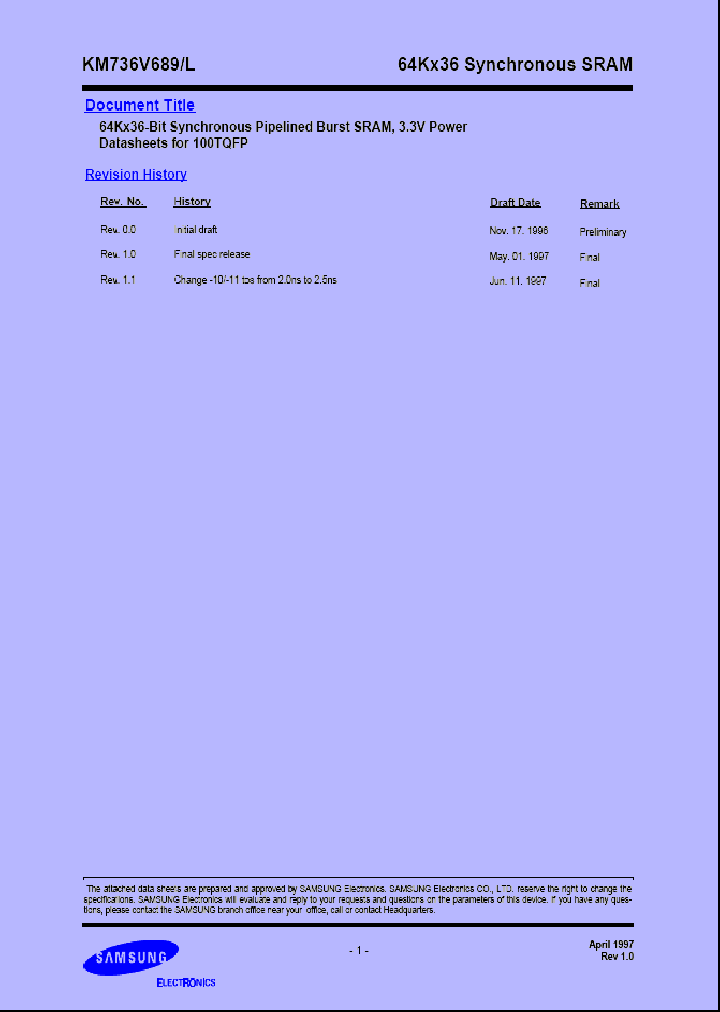 KM736V689L_426285.PDF Datasheet
