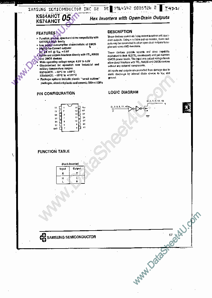 KS74AHCT05_394474.PDF Datasheet