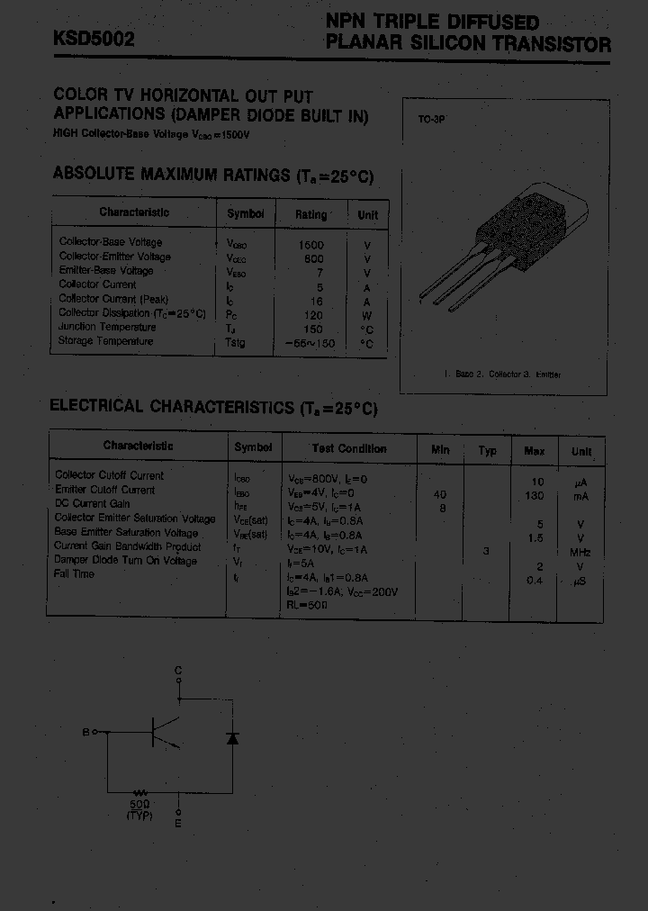 KSD5002_429867.PDF Datasheet