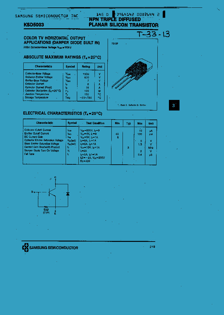 KSD5003_429868.PDF Datasheet