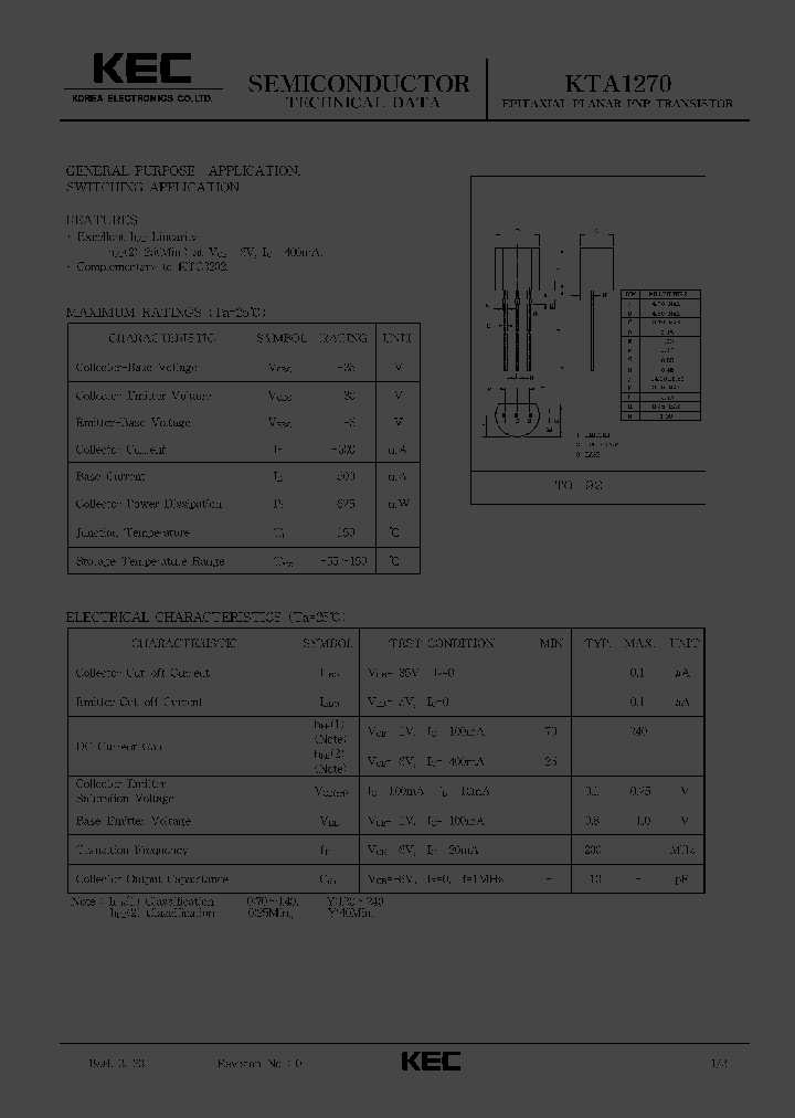 KTA1270_394692.PDF Datasheet