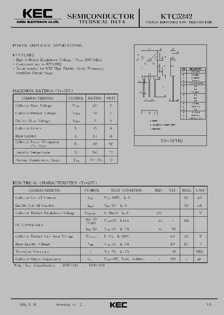 KTC5242_400649.PDF Datasheet