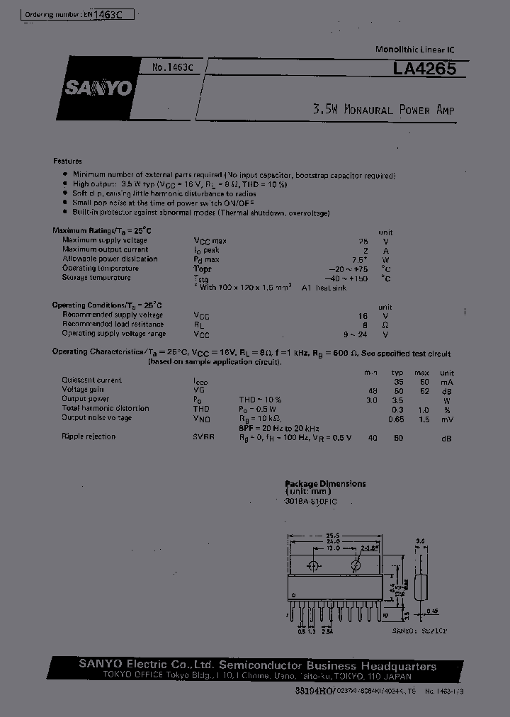LA4265_156827.PDF Datasheet