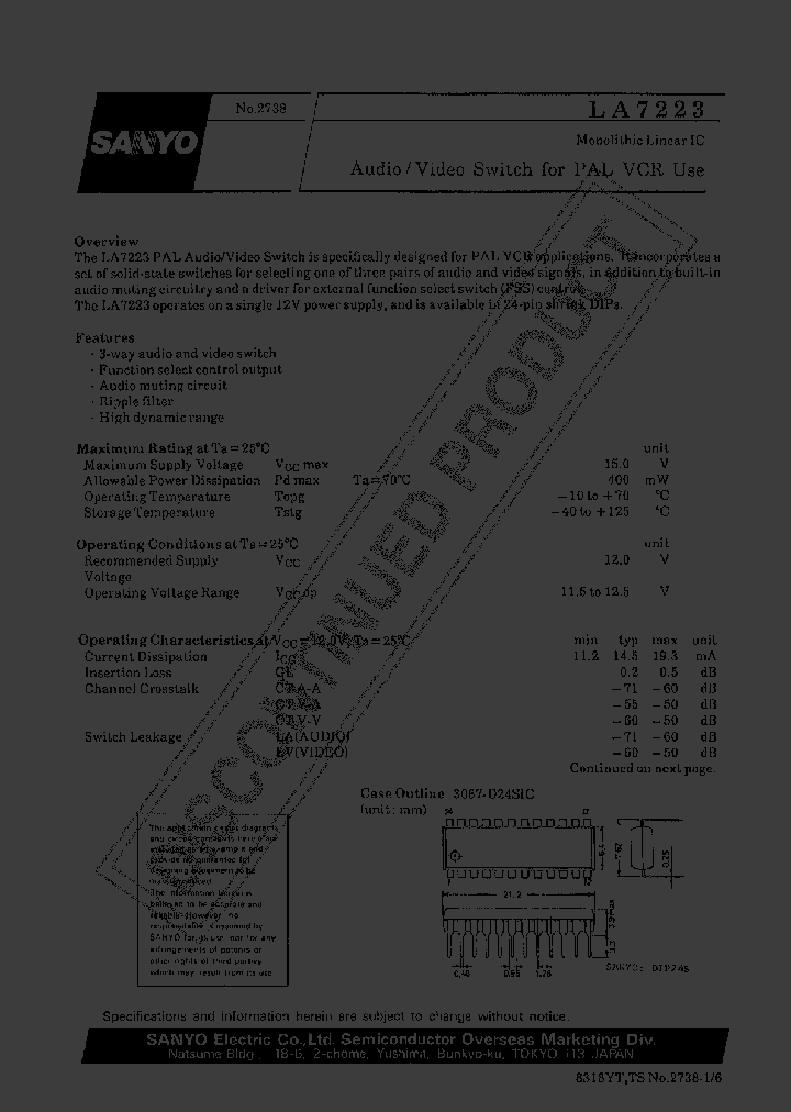 LA7223_418119.PDF Datasheet