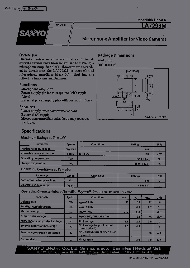 LA7293M_418124.PDF Datasheet