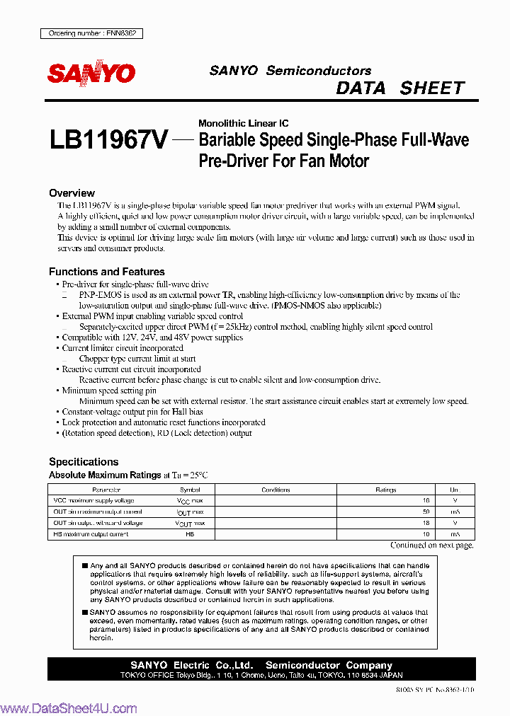 LB11967V_433958.PDF Datasheet