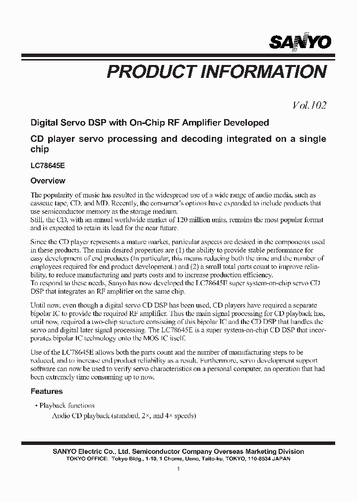 LC78645E_398728.PDF Datasheet
