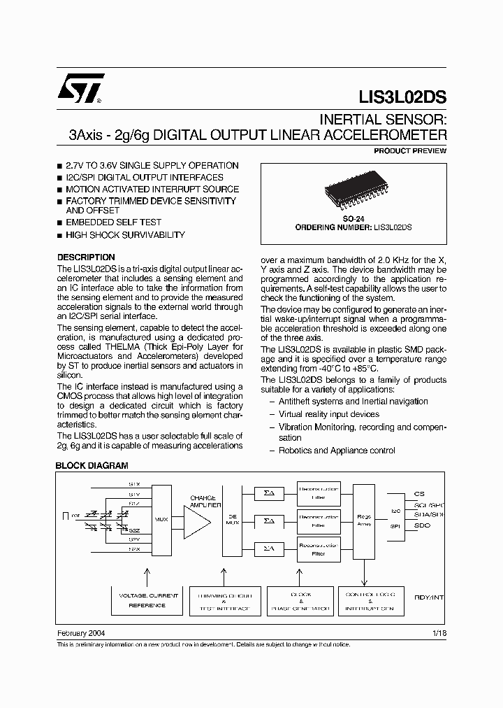 LIS3L02DS_394101.PDF Datasheet