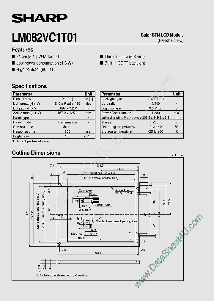 LM082VC1T01_393645.PDF Datasheet