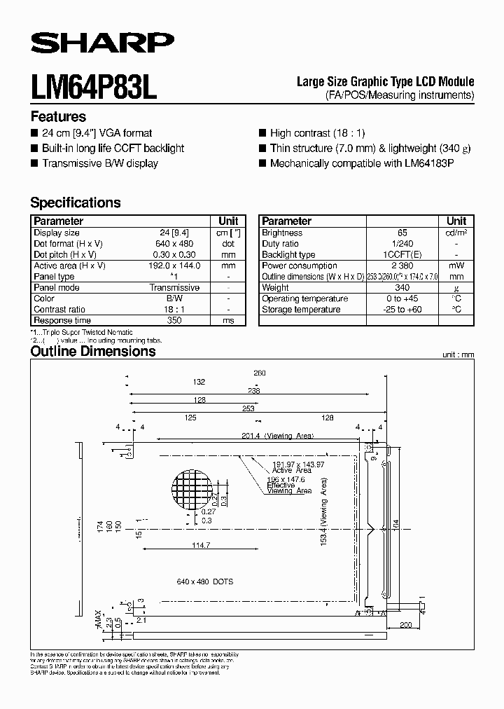 LM64P83L_403366.PDF Datasheet
