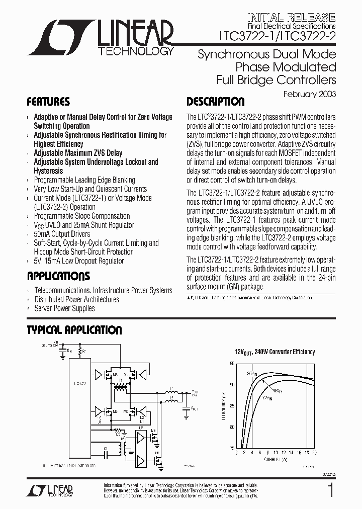 LTC1696_418425.PDF Datasheet