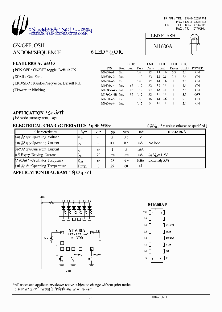 M1600A_391066.PDF Datasheet