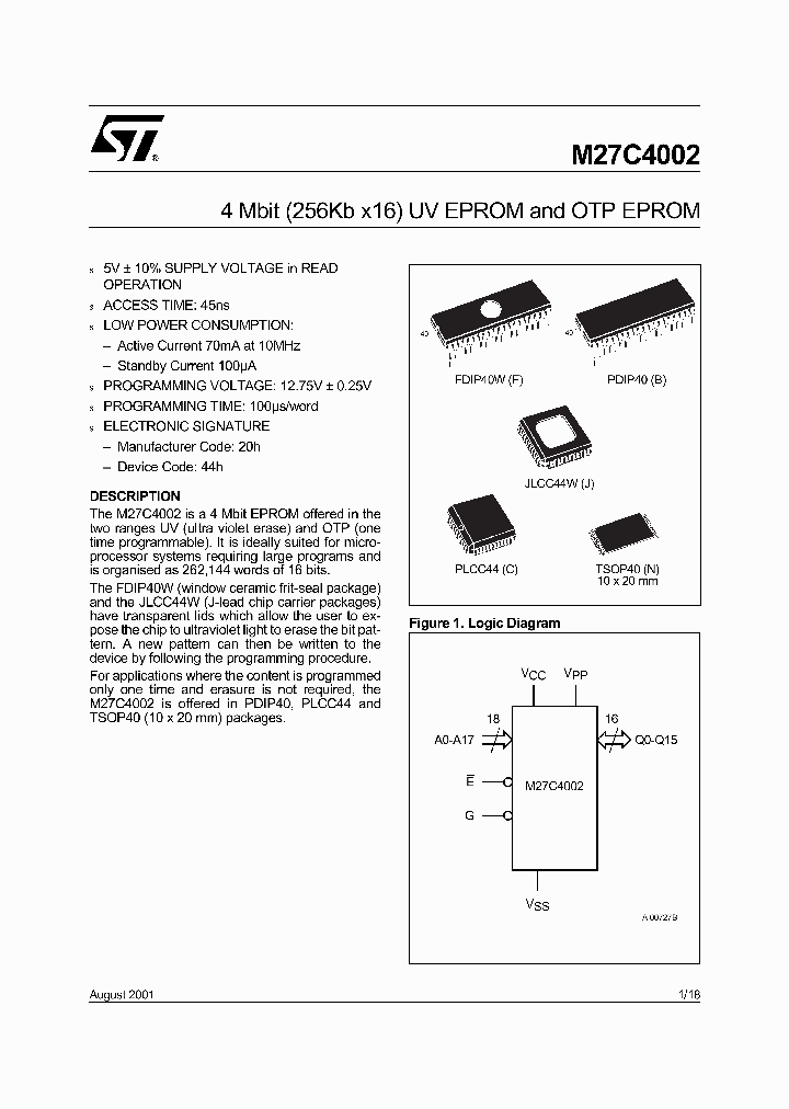 M27C4002-90B1TR_397227.PDF Datasheet