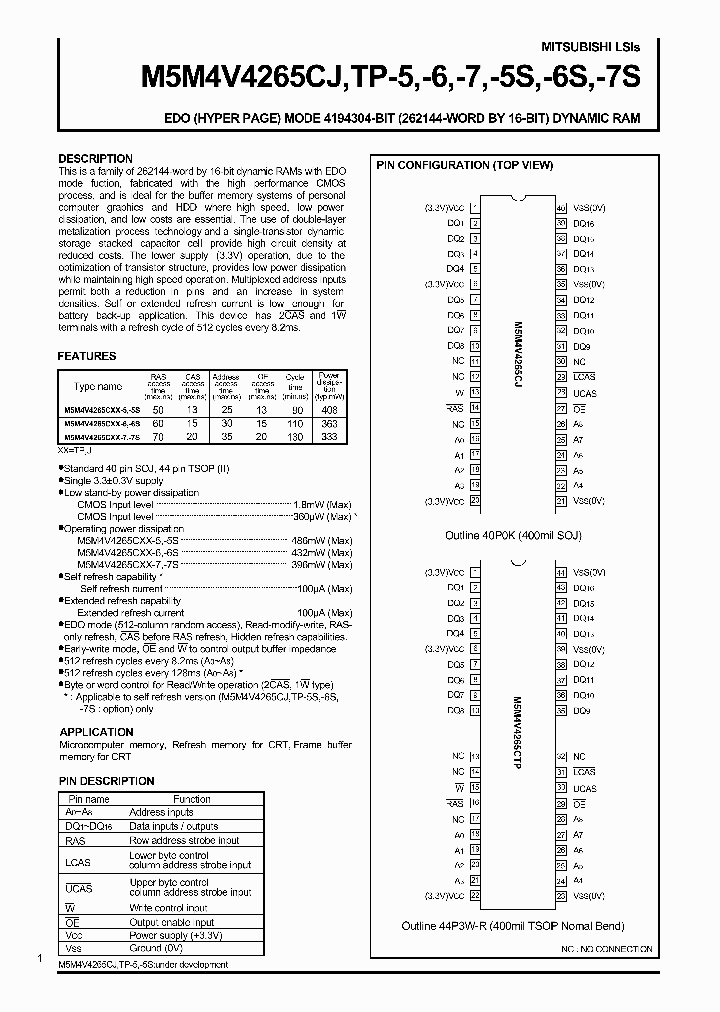 M5M4V4265CJ-5_401831.PDF Datasheet