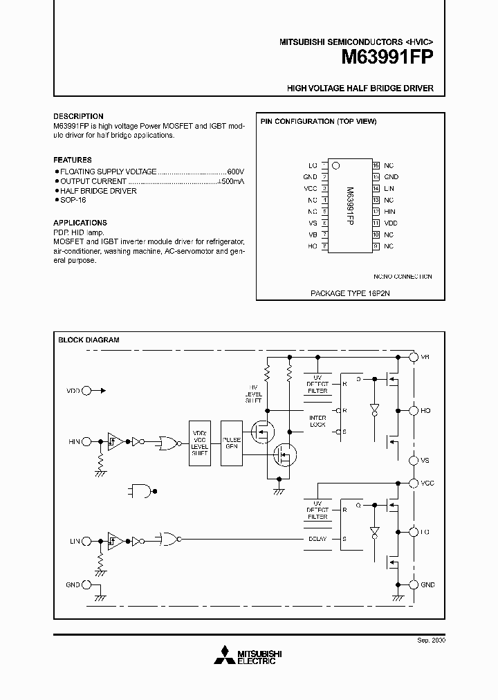 M63991FP_194283.PDF Datasheet