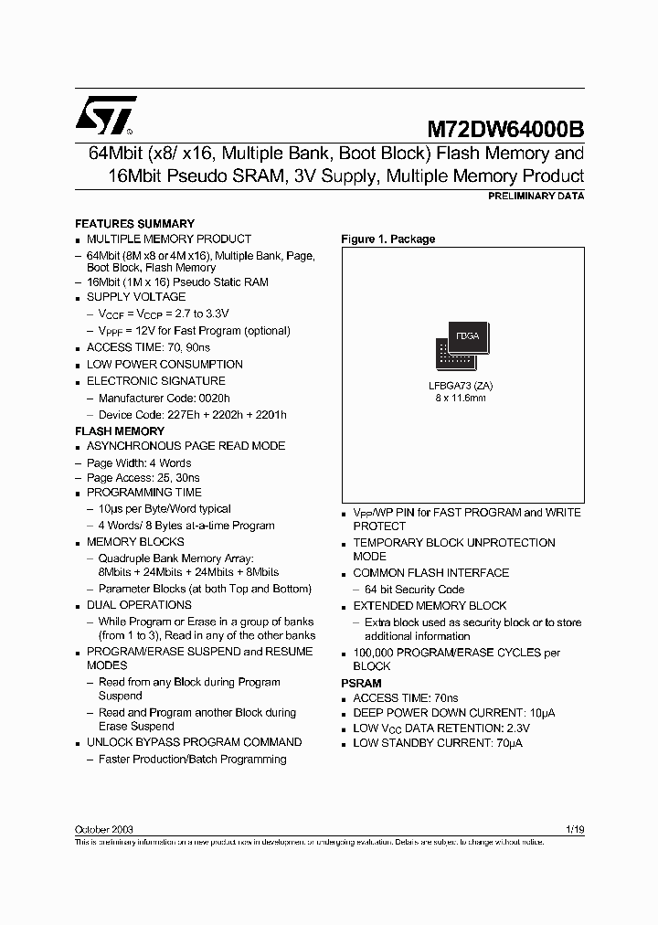 M72DW64000B90ZT_415648.PDF Datasheet