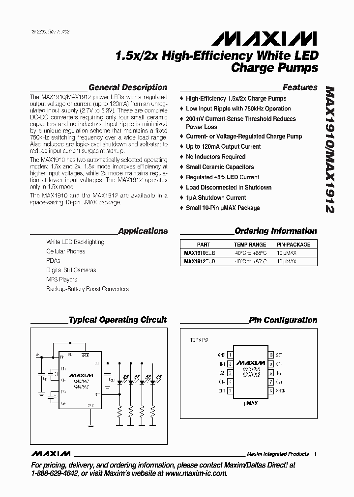 MAX1912_398223.PDF Datasheet