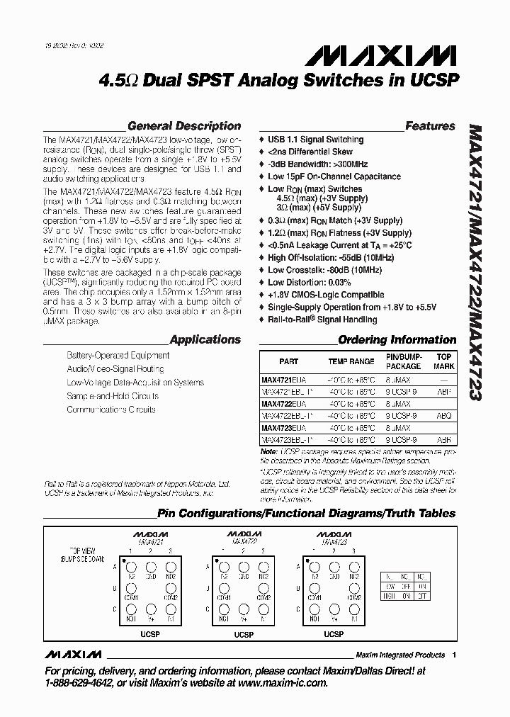 MAX4723EUA_403751.PDF Datasheet