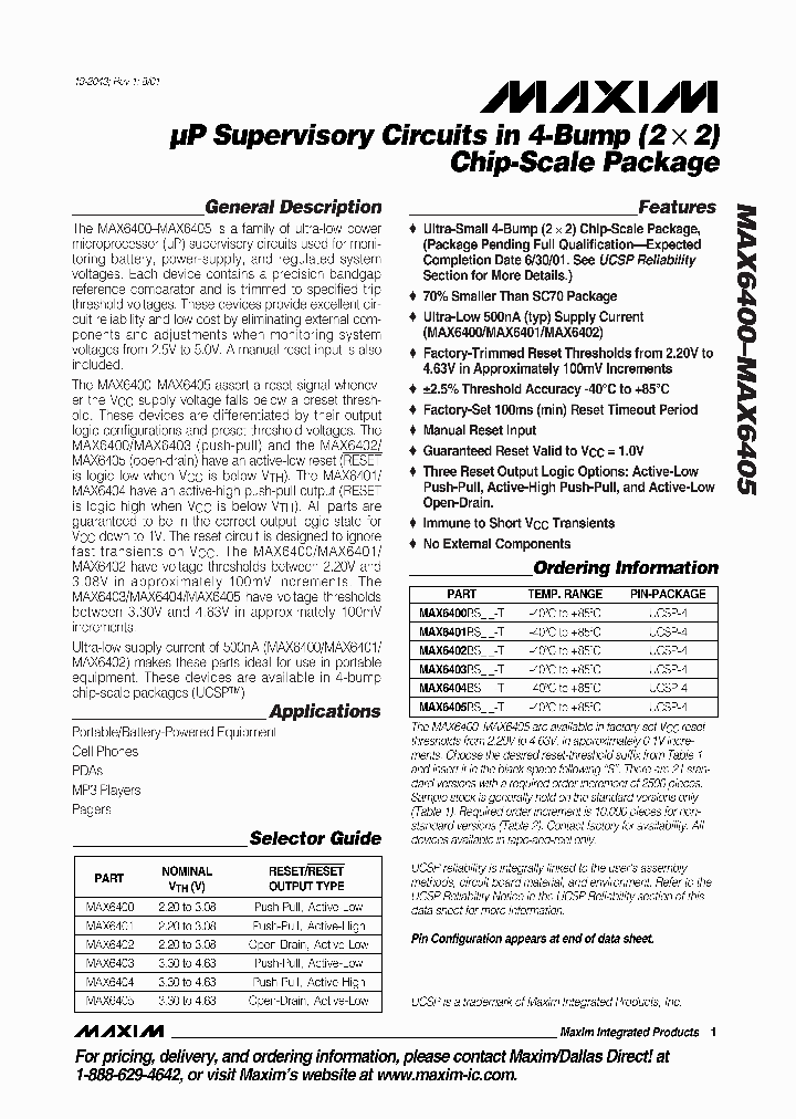 MAX6400-BMAX6405_410242.PDF Datasheet