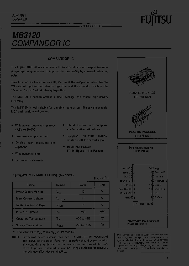 MB3120_409264.PDF Datasheet
