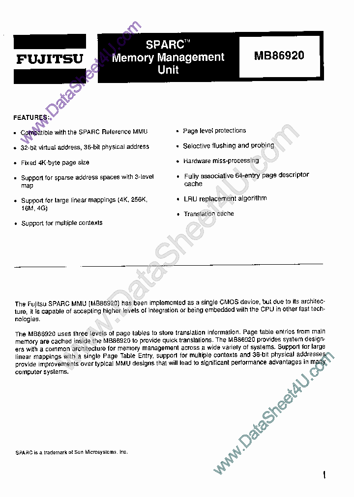 MB86920_394318.PDF Datasheet