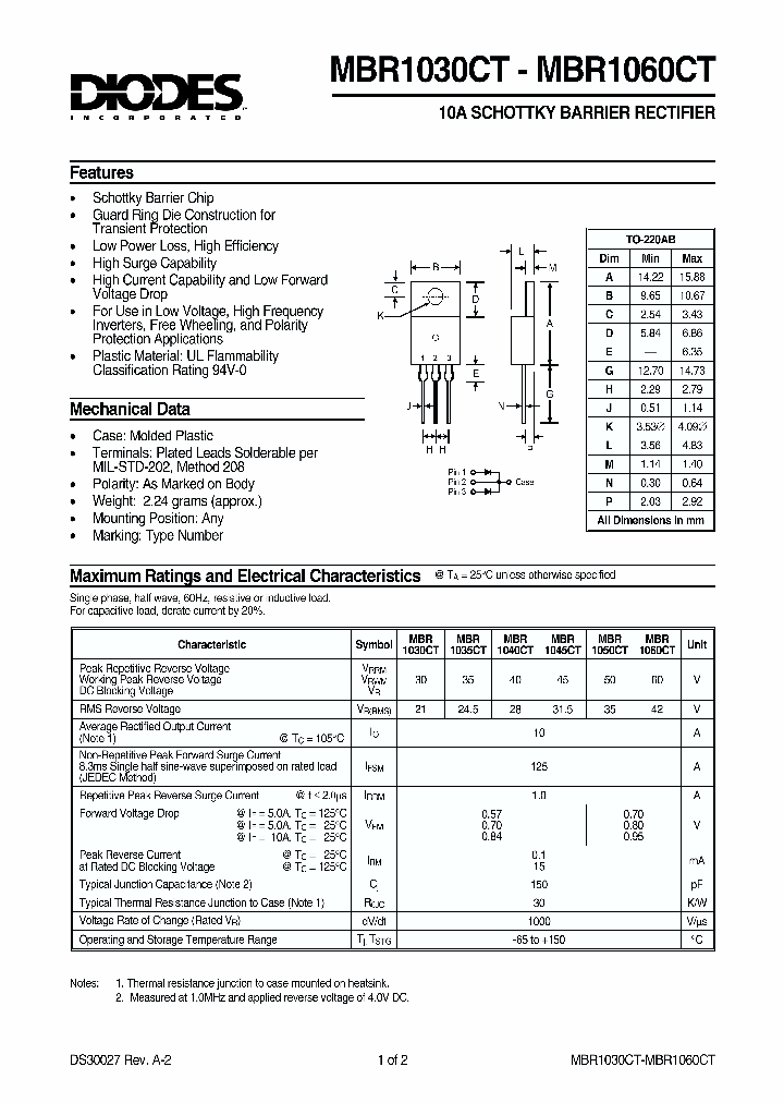 MBR1030CT_172475.PDF Datasheet