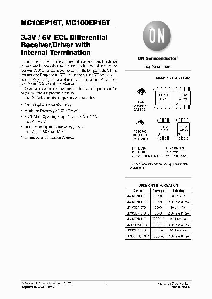 MC100EP16TD_396794.PDF Datasheet