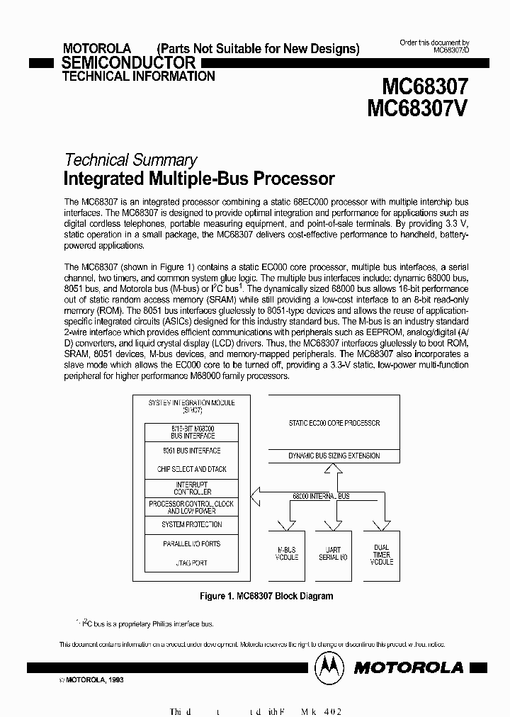 MC68307_409772.PDF Datasheet